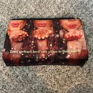 Bath and Body Works cosmetic bag.